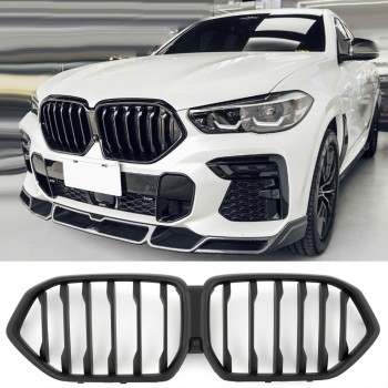 GRILLE FITS FOR BMW X6 G06 SPORT GRILLE FLAT BLACK 