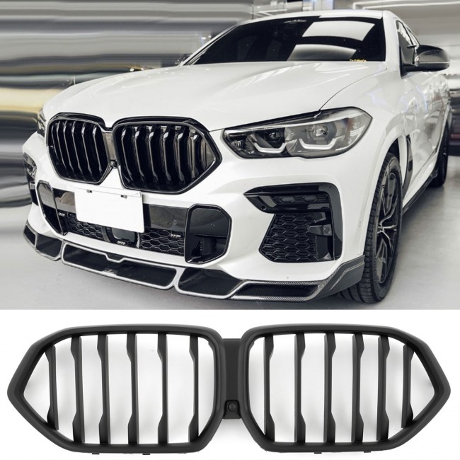 GRILLE FITS FOR BMW X6 G06 SPORT GRILLE FLAT BLACK 