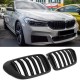 GRILLE FITS FOR BMW 6 G32 GRAN TURISMO SPORT DOUBLE SLAT MATTE BLACK 