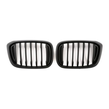 GRILLE FITS FOR BMW X3 X4 G01 G02 SPORT FLAT BLACK 
