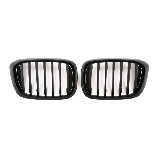 GRILLE FITS FOR BMW X3 X4 G01 G02 SPORT FLAT BLACK 