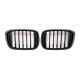 GRILLE FITS FOR BMW X3 X4 G01 G02 SPORT FLAT BLACK 