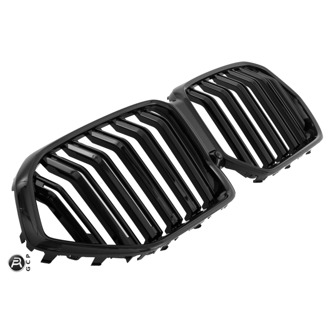 GRILLE FITS FOR BMW X6 G06 SPORT DOUBLE SLAT GLOSS BLACK 