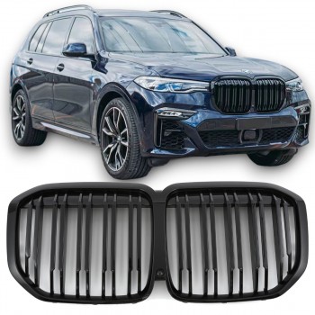GRILLE FITS FOR BMW X7 G07 SPORT DOUBLE SLAT GLOSS BLACK 