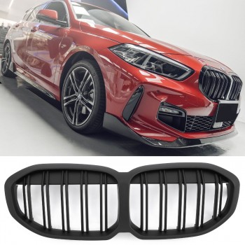 GRILLE  FITTS FOR BMW F40 F41 SPORT DOUBLE SLAT FLAT BLACK 