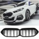 GRILLE FITS FOR BMW F44 GRAN COUPE SPORT DOUBLE SLAT FLAT BLACK 