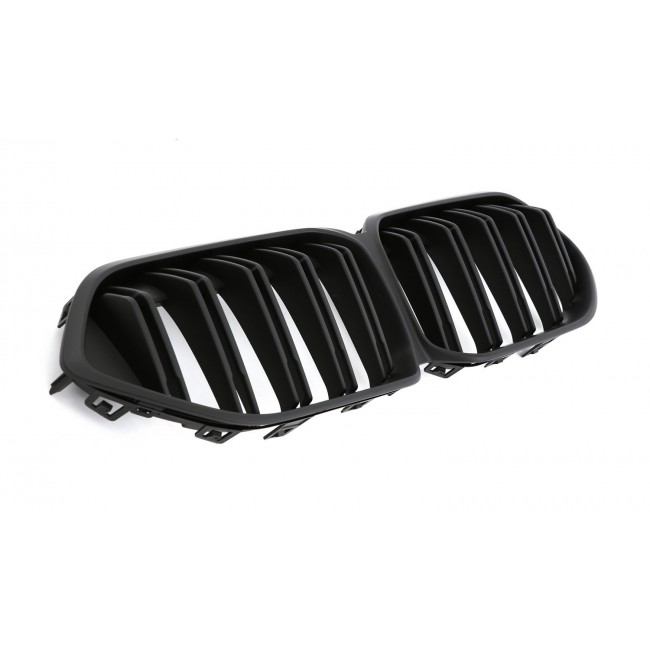 GRILLE FITS FOR BMW F44 GRAN COUPE SPORT DOUBLE SLAT FLAT BLACK 