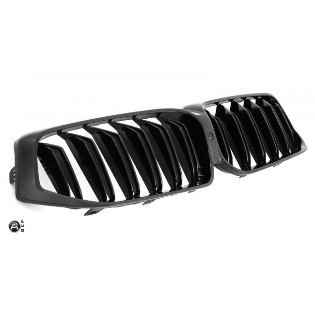 GRILLE FITS FOR BMW 6 G32 LCI GRAN TURISMO SPORT DOUBLE SLAT GLOSS BLACK 