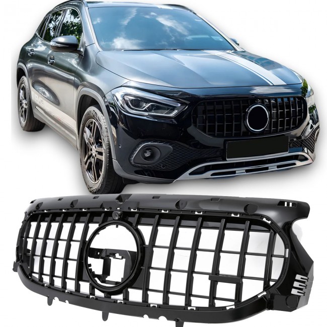 Grille Sport Chrome / Black fits for Mercedes H247 GLA PANAMERICANA GT 2020-2023