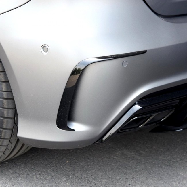 AERO FLAPS BLACK rear fits for Mercedes W176 A-Class