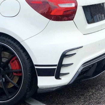 AERO FLAPS BLACK rear fits for Mercedes W176 A-Class