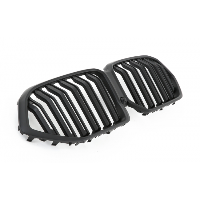 GRILLE FITS FOR BMW X6 G06 SPORT DOUBLE SLAT MATTE BLACK 