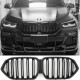 GRILLE FITS FOR BMW X6 G06 SPORT DOUBLE SLAT MATTE BLACK 