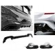 DIFFUSOR + AUSPUFFBLENDEN SCHWARZ PASST FÜR BMW 3ER M340i G20 