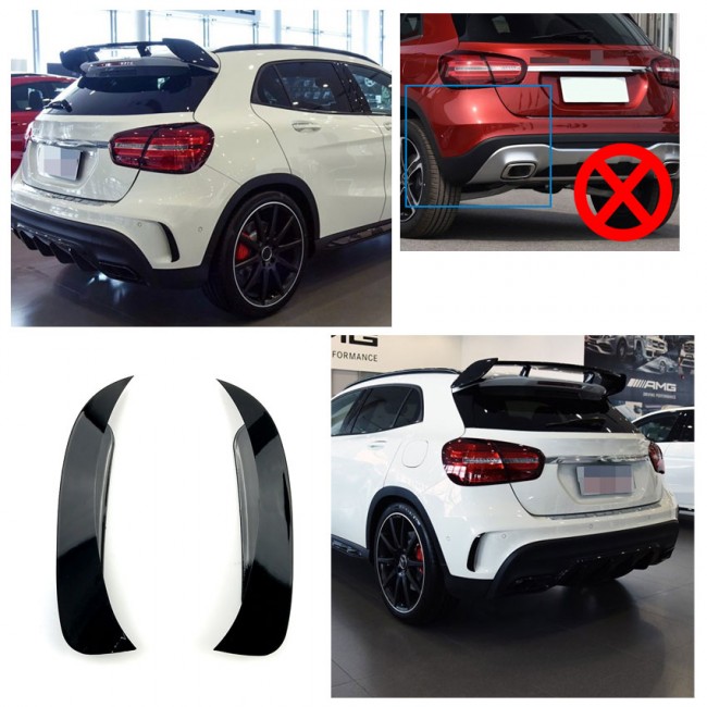 FLICS AERO FLAPS BLACK FITS FOR MERCEDES X156 GLA