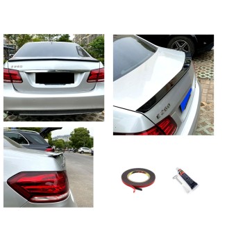 REAR SPOILER LIP BLACK GLOSS fits on Mercedes W212 E-Class