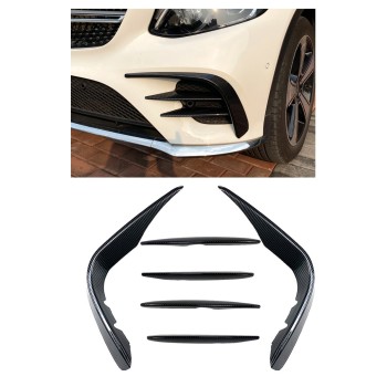 FITS FOR MERCEDES X253 C253 GLC AMG LINE (VOR FACELIFT) FRONT AERO FLAPS + FINS