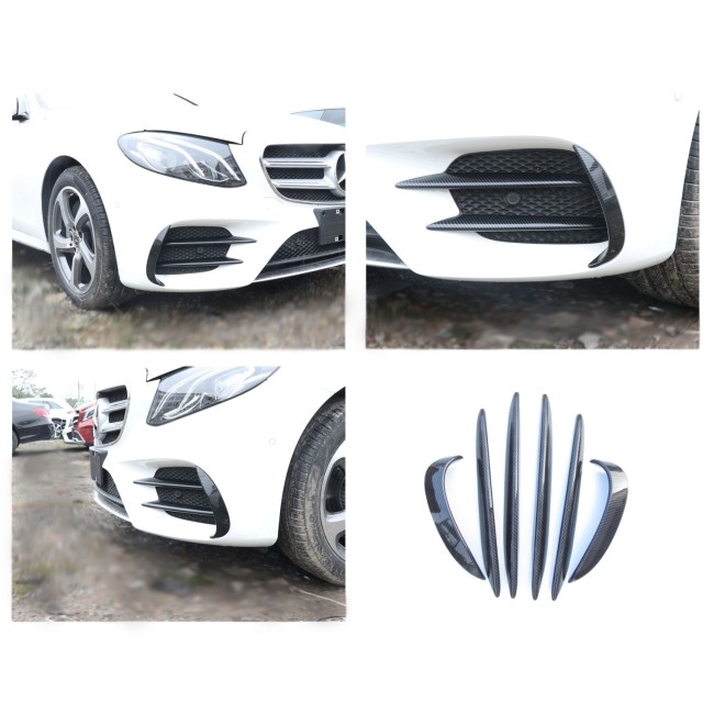 FITS FOR MERCEDES W213 A238 E-CLASS AMG LINE (PRE-FACELIFT) AERO FLAPS + FINS