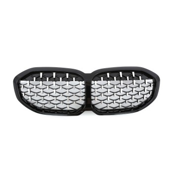 SUITABLE FOR BMW 1 SERIES F40 RADIATOR GRILL DIAMOND CHROME BLACK
