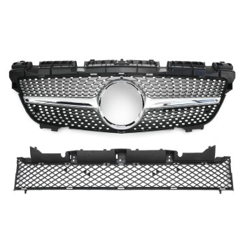 Grill Sport Kühlergrill passt für Mercedes R172 SLK 2011-2015 DIAMANT