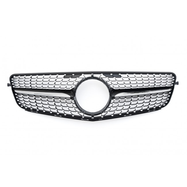Grill Sport Kühlergrill Chrom passt für Mercedes W204 DIAMANT