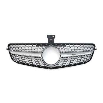 Grill Sport Kühlergrill Chrom passt für Mercedes W204 DIAMANT