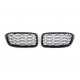 SUITABLE FOR BMW 3 SERIES F30 F31 SPORT GRILL DIAMOND GLOSS BLACK