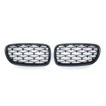 SUITABLE FOR BMW 5 SERIES F10 F11 RADIATOR GRILL DIAMOND GLOSS BLACK