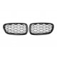 GRILLE FITS FOR BMW 5 SERIES F10 F11 DIAMOND GLOSS BLACK
