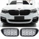 SUITABLE FOR BMW 5 SERIES G30 G31 GRILL DIAMOND GLOSS BLACK