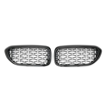 SUITABLE FOR BMW 5 SERIES G30 G31 RADIATOR GRILLE DIAMOND BLACK