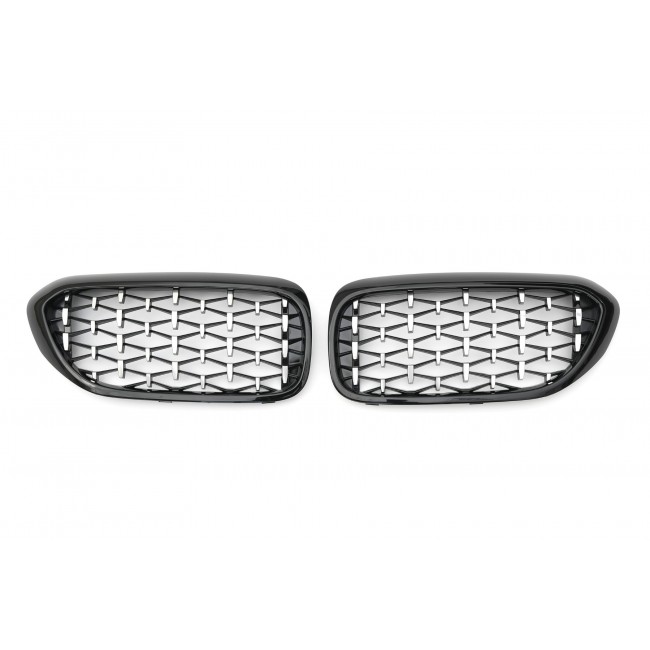 SUITABLE FOR BMW 5 SERIES G30 G31 RADIATOR GRILLE DIAMOND BLACK