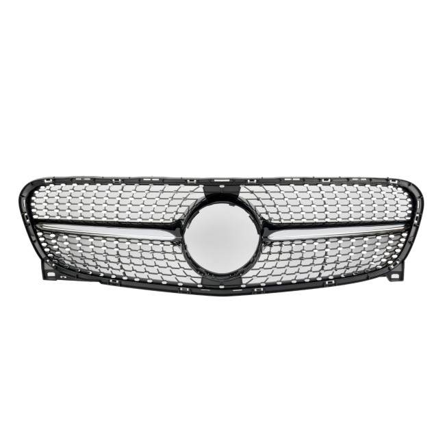 Grill Sport Kühlergrill schwarz passt für Mercedes X156 GLA DIAMANT