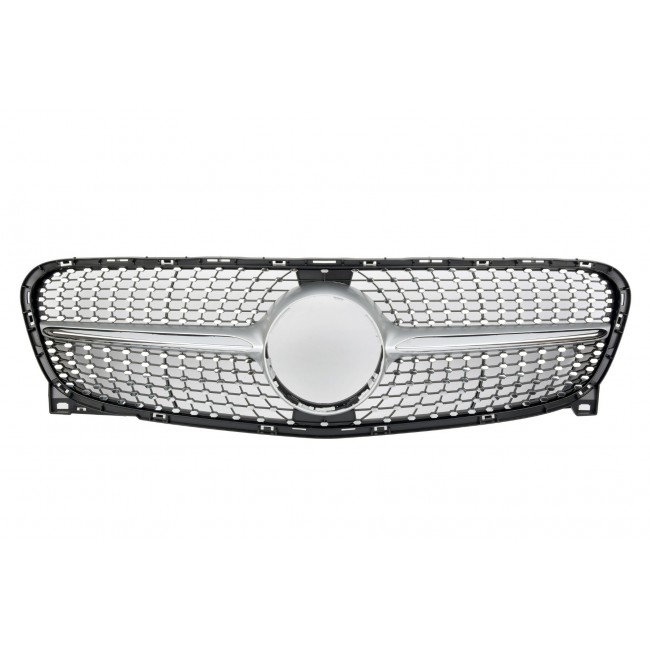 Grill Sport Kühlergrill schwarz passt für Mercedes X156 GLA DIAMANT