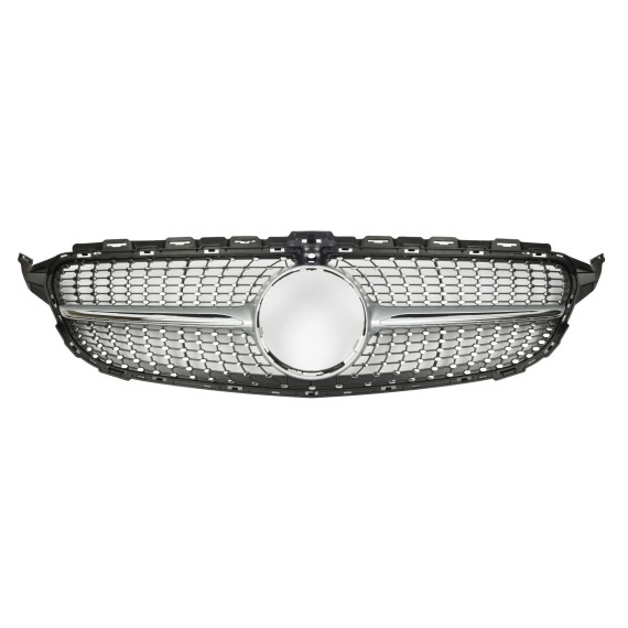Grill Sport Kühlergrill passt für Mercedes W205 vor-Facelift DIAMANT 360°