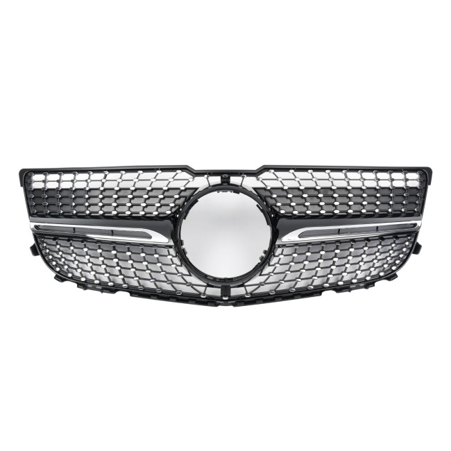Grill Sport Kühlergrill passt für Mercedes X204 GLK FACELIFT DIAMANT OPTIK