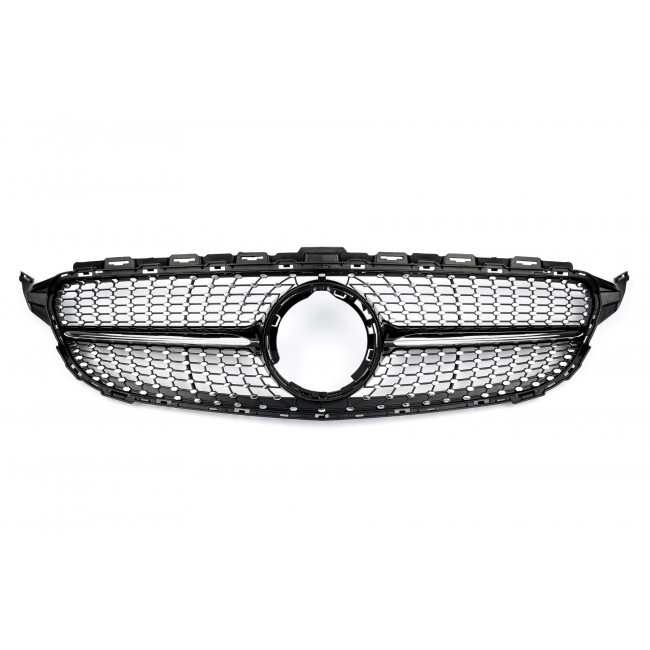 Grill Sport Kühlergrill passt für Mercedes W205 FACELIFT DIAMANT