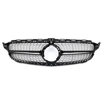 Grill Sport Kühlergrill passt für Mercedes W205 FACELIFT DIAMANT 360°