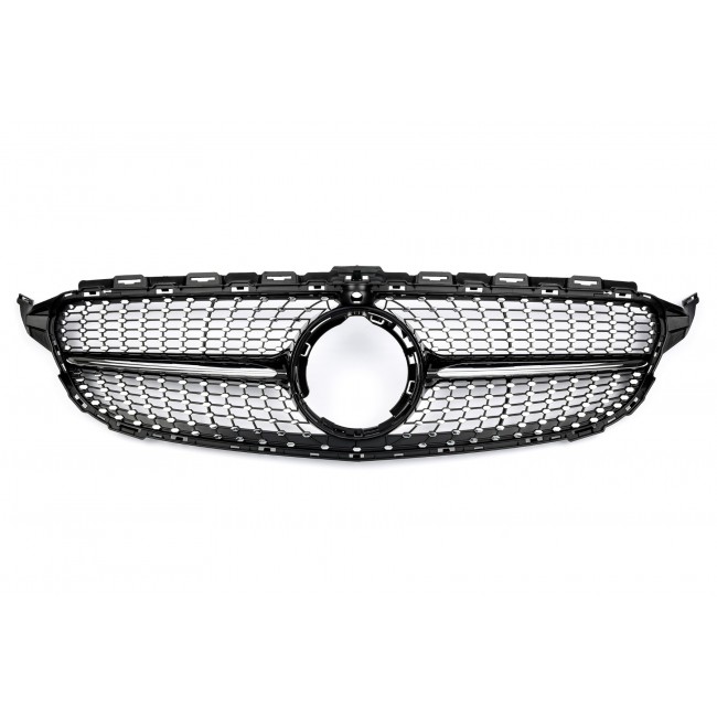 Grill Sport Kühlergrill passt für Mercedes W205 FACELIFT DIAMANT 360°
