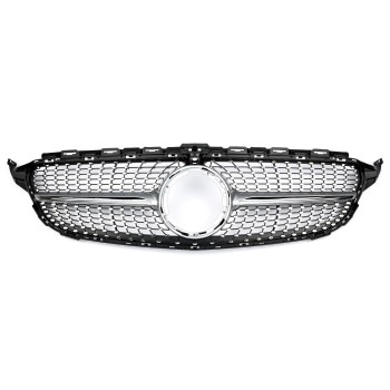 Grill Sport Kühlergrill passt für Mercedes W205 FACELIFT DIAMANT 360°