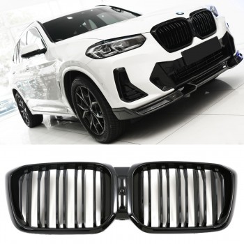 FITS BMW X3 X4 G01 G02 LCI RADIATOR GRILLE GLOSS BLACK