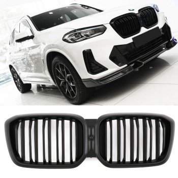 FITS BMW X3 X4 G01 G02 LCI RADIATOR GRILLE MATTE BLACK