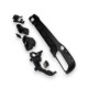 Rear spoiler diffuser + exhaust tips (BLACK) for Mercedes W166 GLE