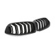 SUITABLE FOR BMW 8 SERIES G14 G15 G16 GRILLE DOUBLE SPIRAL MATT BLACK 2018-2022