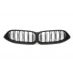 SUITABLE FOR BMW 8 SERIES G14 G15 G16 GRILLE DOUBLE SPIRAL MATT BLACK 2018-2022