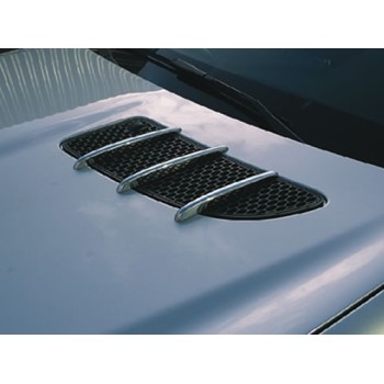 CHROME AIR FLOW INTAKE FOR THE MERCEDES R171 SLK - SET