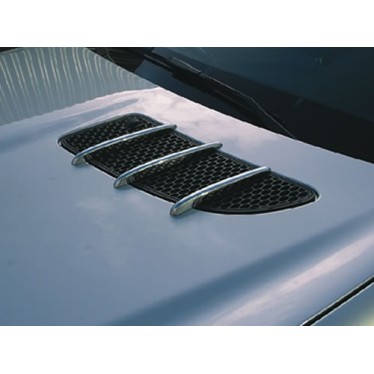 CHROME AIR FLOW INTAKE FOR THE MERCEDES R171 SLK - SET