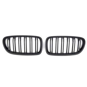FITS FOR BMW F10 F11 F18 SPORT GRILLE MATTE FLAT BLACK 