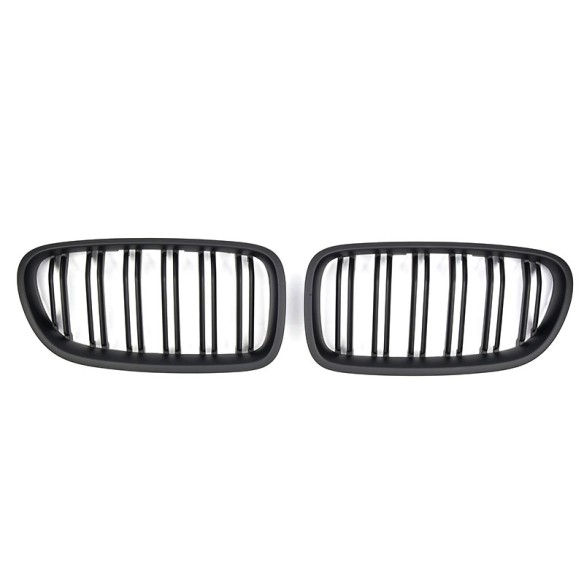 FITS FOR BMW F10 F11 F18 SPORT GRILLE MATTE FLAT BLACK 