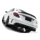 Rear spoiler diffuser + exhaust tips (BLACK) for Mercedes W205